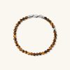 4mm Gemstone Beaded Bracelet
