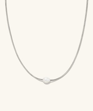 Mia Slider Pearl Necklace