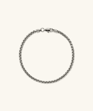 Round Box Chain Bracelet