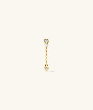 Celeste Lab Grown Diamond Chain Stud
