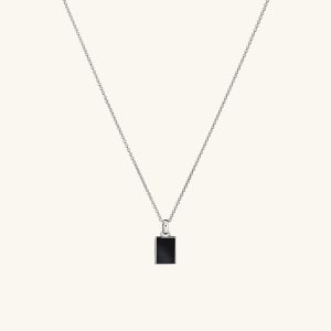 Black Onyx Pendant Necklace