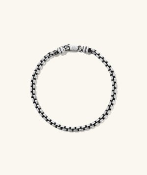 Round Box Chain Bracelet