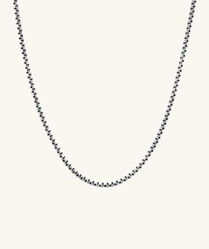 Round Box Chain Necklace