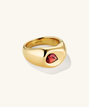Organic Dôme Molten Gemstone Ring