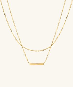 Layered Bar Necklace