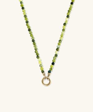 Olivia Beaded Charm Necklace