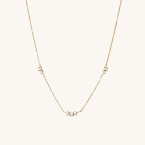 Floating Sapphire Necklace